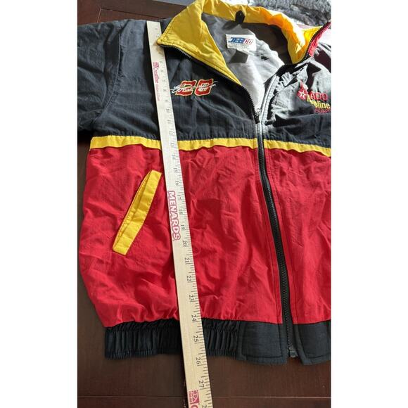Ernie Irvan NASCAR VTG Auto Racing Jacket Medium Texaco Havoline Yates READ - Picture 5 of 6